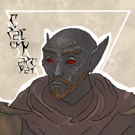 Portrait of Arethan Neranes. Digital painting by John Langley.